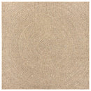 vidaXL ZIZUR juta hatású beltéri és kültéri szőnyeg 200x200 cm