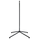 vidaXL fekete acél függő kagylószék állvánnyal kosár nélkül