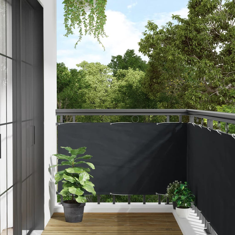 vidaXL antracitszürke PVC belátás elleni erkélyparaván 400x75 cm