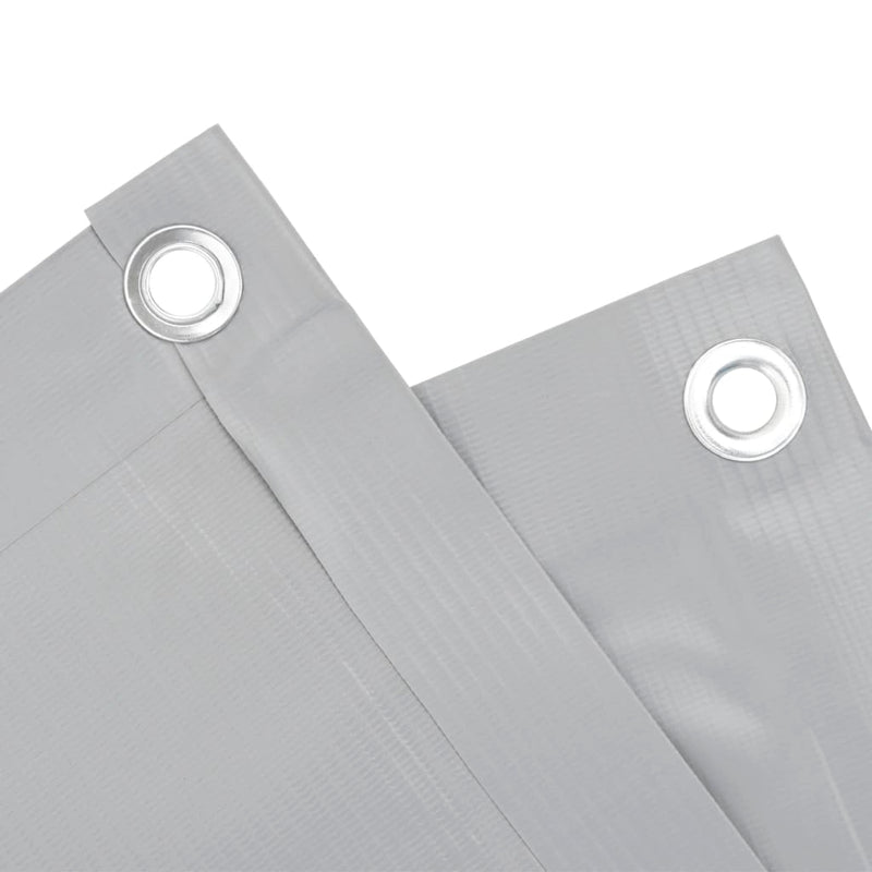 vidaXL szürke PVC belátás elleni erkélyparaván 600x75 cm