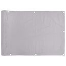 vidaXL szürke PVC belátás elleni erkélyparaván 1000x75 cm