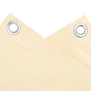 vidaXL krémszínű PVC belátás elleni erkélyparaván 400x75 cm