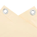 vidaXL krémszínű PVC belátás elleni erkélyparaván 600x75 cm