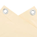 vidaXL krémszínű PVC belátás elleni erkélyparaván 1000x75 cm