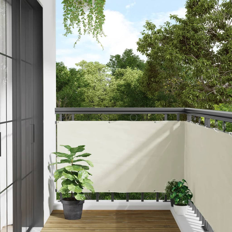 vidaXL fehér PVC belátás elleni erkélyparaván 700x75 cm