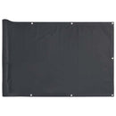 vidaXL antracitszürke PVC belátás elleni erkélyparaván 300x90 cm