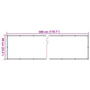 vidaXL antracitszürke PVC belátás elleni erkélyparaván 300x90 cm