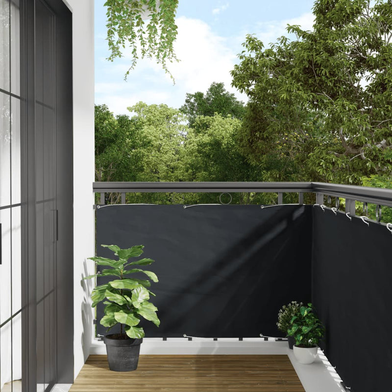vidaXL antracitszürke PVC belátás elleni erkélyparaván 500x90 cm