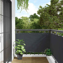 vidaXL antracitszürke PVC belátás elleni erkélyparaván 600x90 cm
