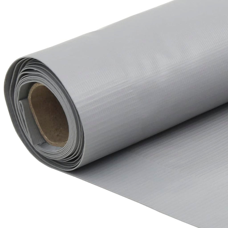 vidaXL szürke PVC belátás elleni erkélyparaván 500x90 cm