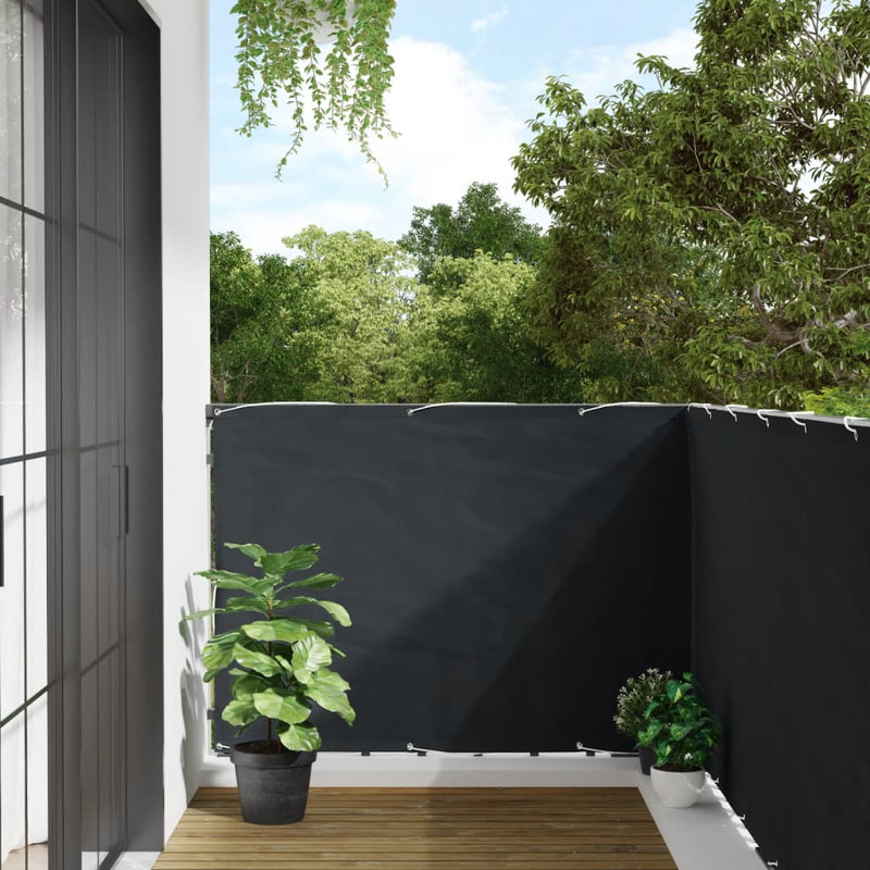 vidaXL antracitszürke PVC belátás elleni erkélyparaván 400x120 cm