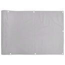 vidaXL szürke PVC belátás elleni erkélyparaván 400x120 cm