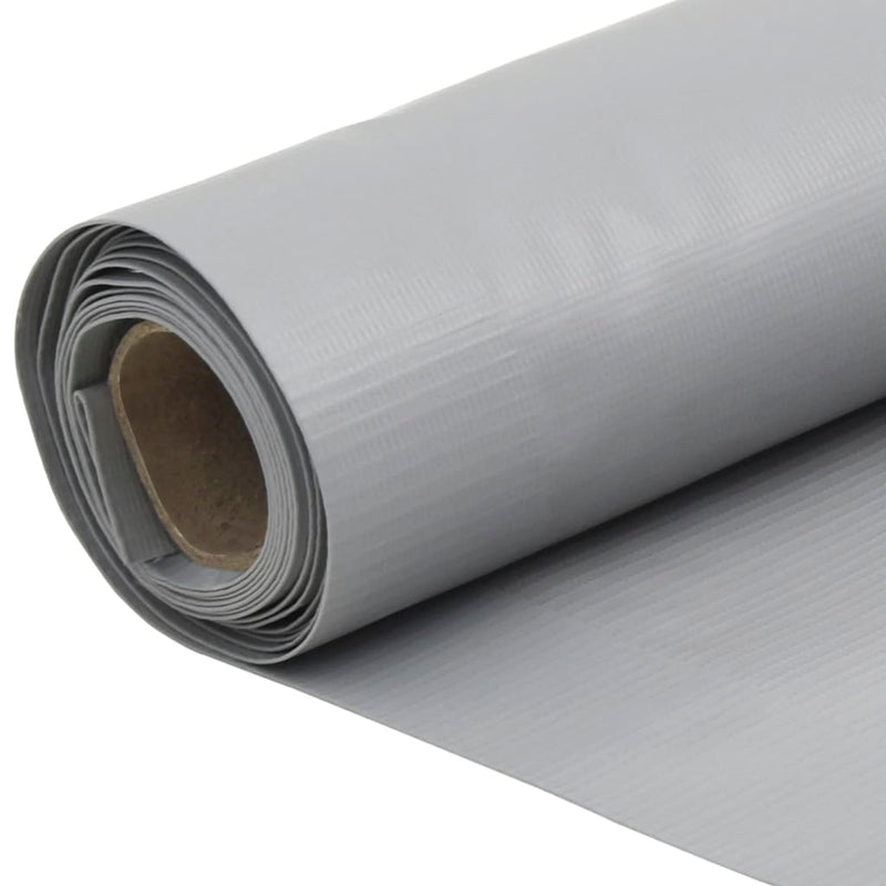 vidaXL szürke PVC belátás elleni erkélyparaván 400x120 cm