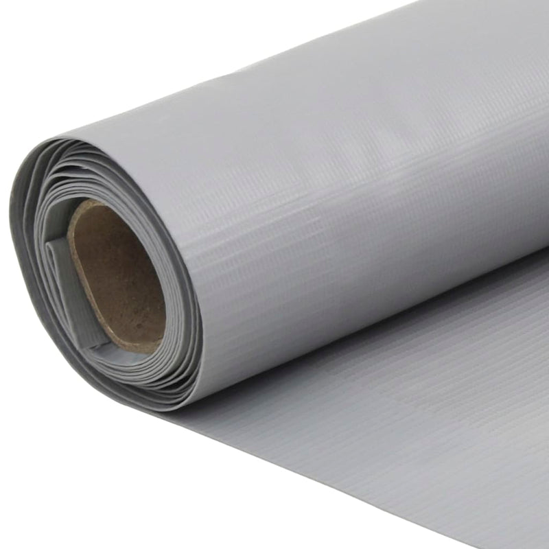 vidaXL szürke PVC belátás elleni erkélyparaván 500x120 cm