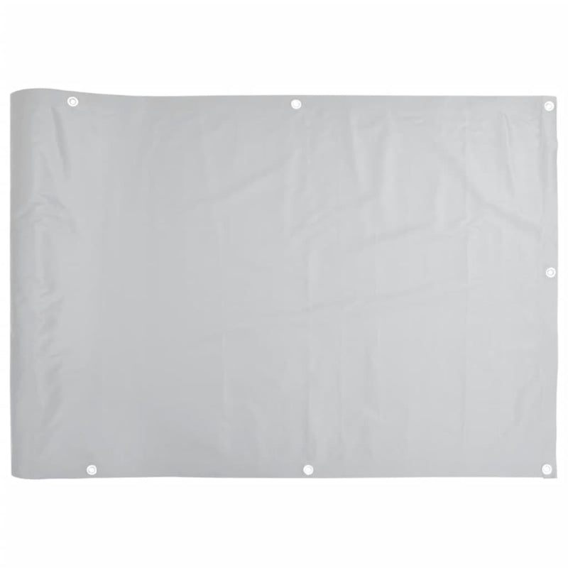 vidaXL szürke PVC belátás elleni erkélyparaván 800x120 cm