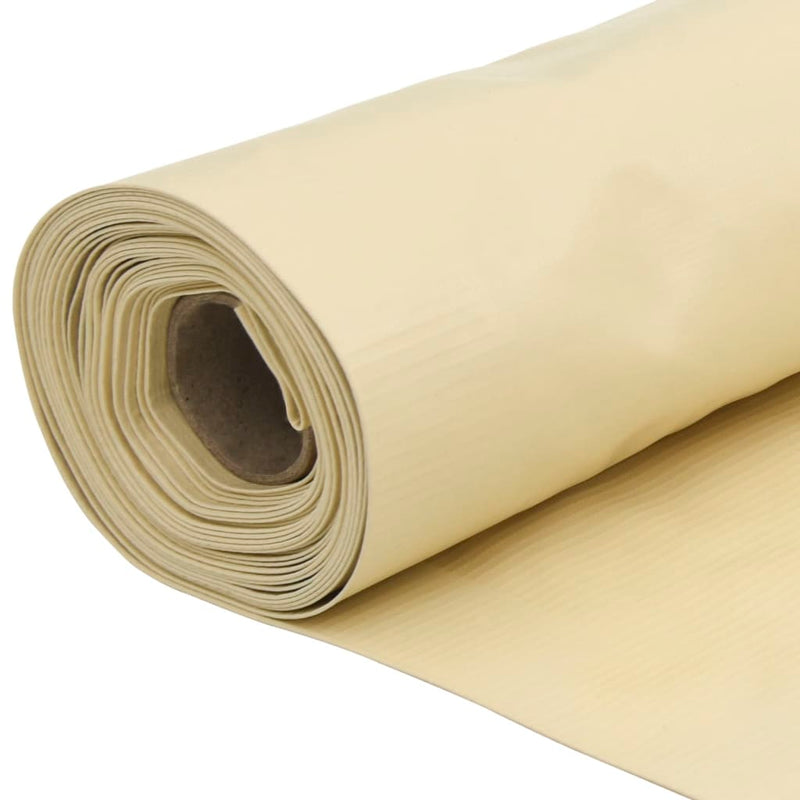 vidaXL krémszínű PVC belátás elleni erkélyparaván 800x120 cm