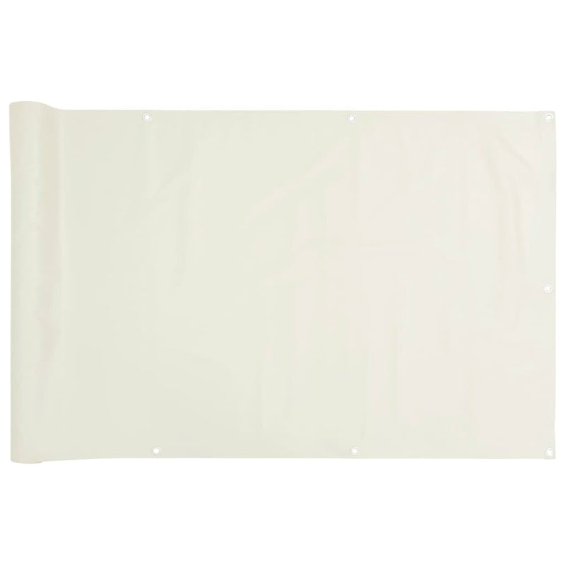 vidaXL fehér PVC belátás elleni erkélyparaván 400x120 cm