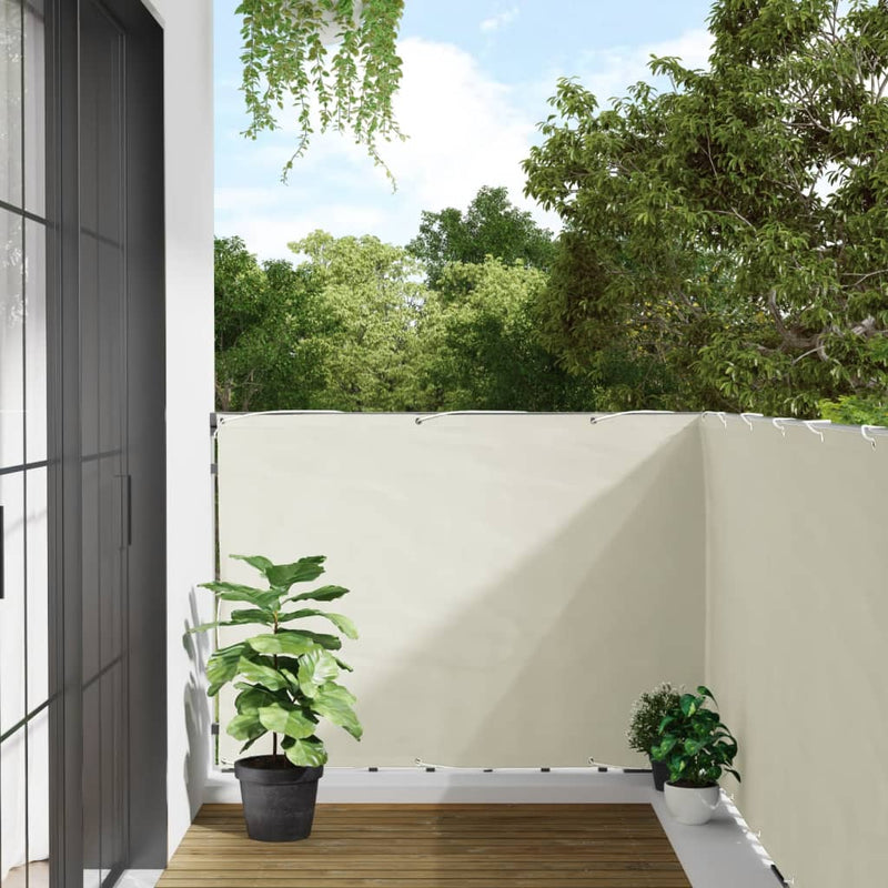 vidaXL fehér PVC belátás elleni erkélyparaván 500x120 cm