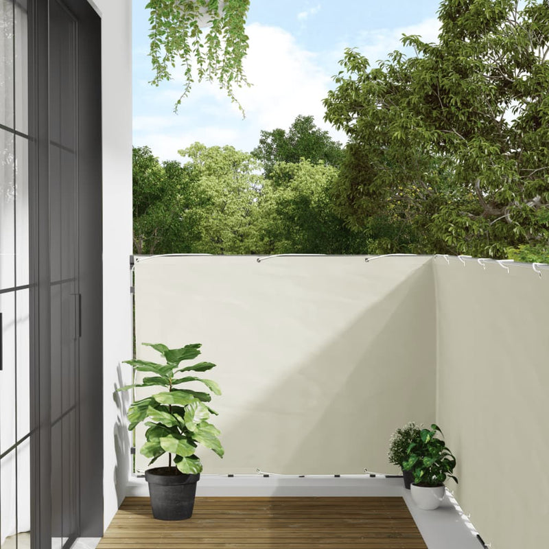 vidaXL fehér PVC belátás elleni erkélyparaván 700x120 cm