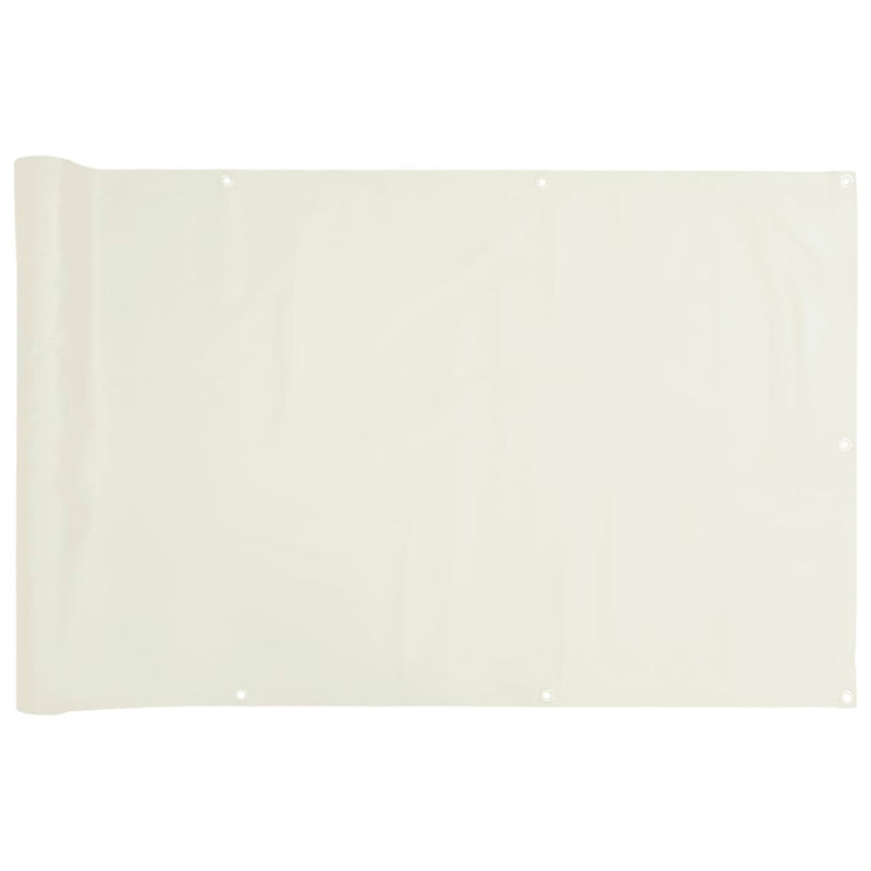 vidaXL fehér PVC belátás elleni erkélyparaván 800x120 cm