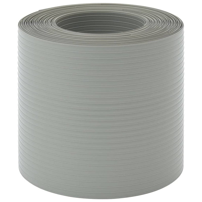 vidaXL 10 db kőszürke PVC belátás elleni árnyékoló 252,5 x 19 cm