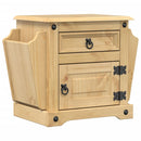 vidaXL Corona tömör fenyőfa éjjeliszekrény 45x35x47,5 cm