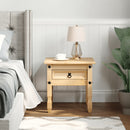 vidaXL Corona tömör fenyőfa kisasztal 50 x 50 x 50 cm