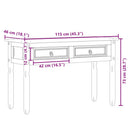 vidaXL Corona tömör fenyőfa konzolasztal 115 x 46 x 73 cm