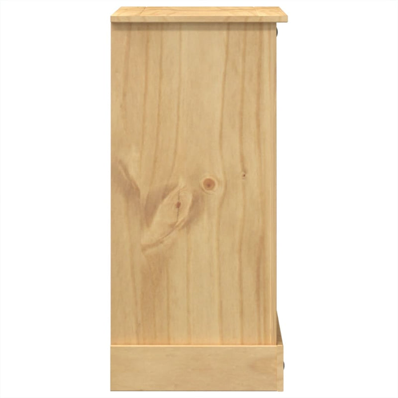 vidaXL Corona tömör fenyőfa komód 80x43x91 cm