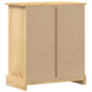 vidaXL Corona tömör fenyőfa komód 80x43x91 cm