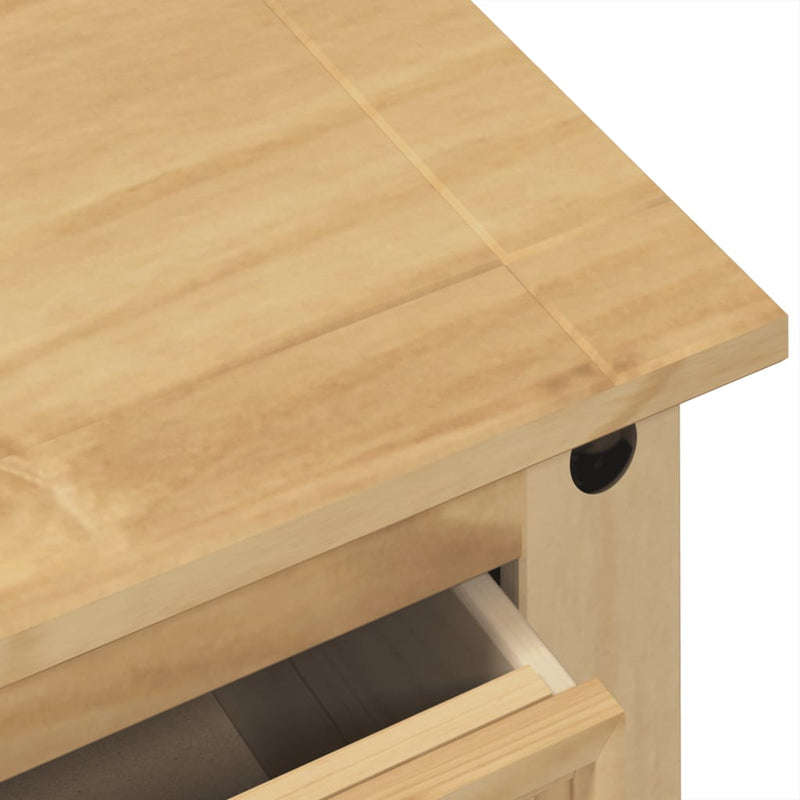 vidaXL Corona tömör fenyőfa komód 80x43x91 cm
