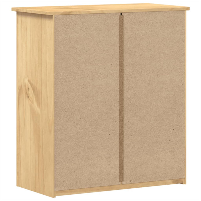 vidaXL Corona tömör fenyőfa komód 80x40x89 cm