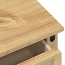 vidaXL Corona tömör fenyőfa komód 80x40x89 cm