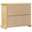 vidaXL Corona tömör fenyőfa komód 110x43x91 cm