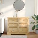 vidaXL Corona tömör fenyőfa komód 112x48x91 cm