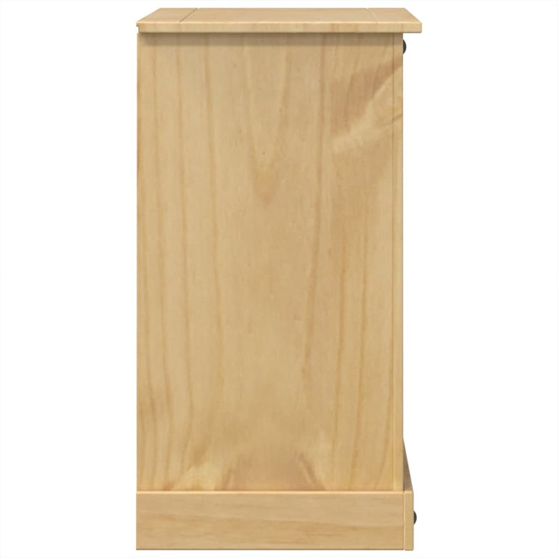 vidaXL Corona tömör fenyőfa komód 101x45x82 cm