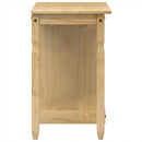 vidaXL Corona tömör fenyőfa fésülködőasztal 110x47x75 cm