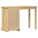 vidaXL Corona tömör fenyőfa fésülködőasztal 110x47x75 cm