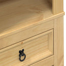 vidaXL Corona tömör fenyőfa bortartó 56x35x134,5 cm