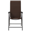 vidaXL 2 db barna polyrattan összecsukható kerti szék