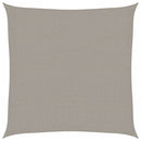 vidaXL világosszürke HDPE négyszögű napvitorla 160 g/m² 3,6x3,6 m