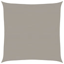 vidaXL világosszürke HDPE négyszögű napvitorla 160 g/m² 7x7 m