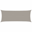 vidaXL világosszürke négyszögletű HDPE napvitorla 160 g/m² 2x4,5 m