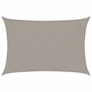 vidaXL világosszürke négyszögletű HDPE napvitorla 160 g/m² 3x4,5 m