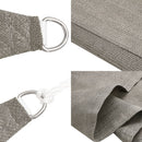 vidaXL világosszürke négyszögletű HDPE napvitorla 160 g/m² 3x4,5 m