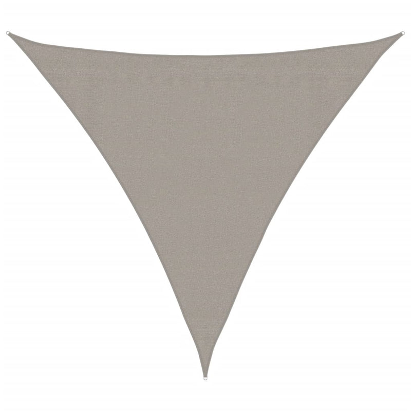 vidaXL háromszög alakú HDPE napvitorla 160 g/m² 3,6x3,6x3,6 m