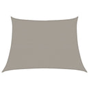 vidaXL világosszürke trapéz alakú HDPE napvitorla 160 g/m² 4/5 x 3 m