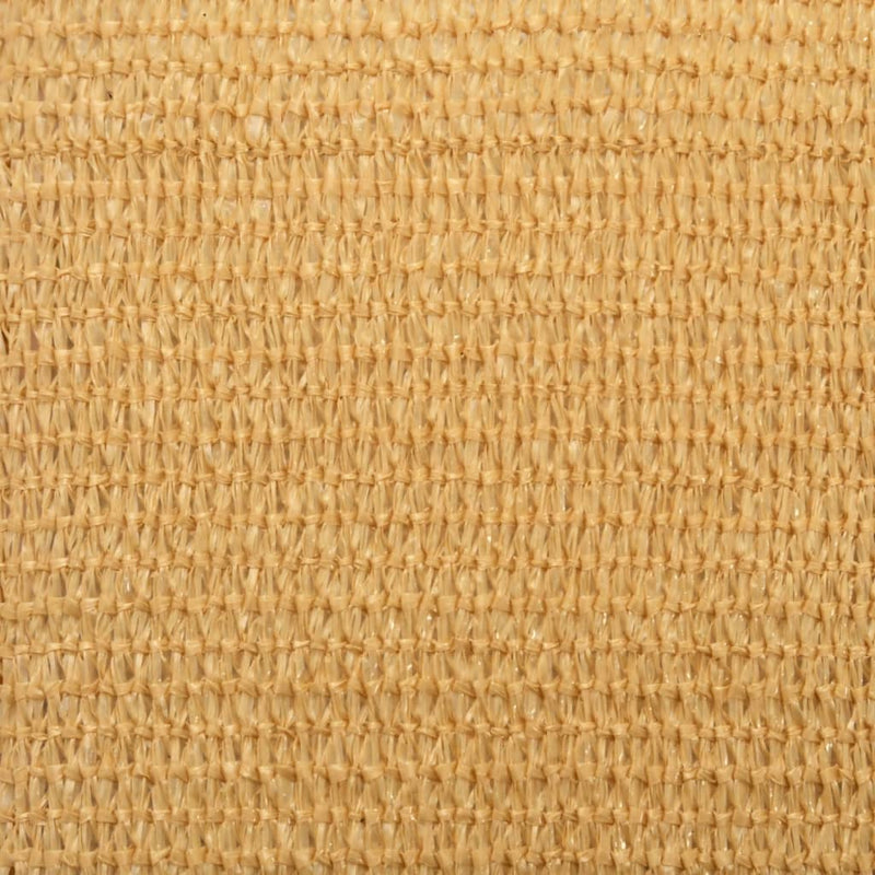 vidaXL homokszínű négyzet alakú HDPE napvitorla 160 g/m² 2,5 x 2,5 m