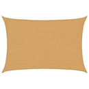 vidaXL homokszínű négyszögletű HDPE napvitorla 160 g/m² 2x3 m