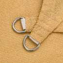 vidaXL homokszínű négyszögletű HDPE napvitorla 160 g/m² 3x4 m